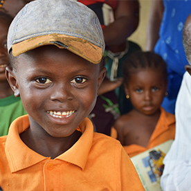 African child smiling