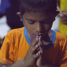 Child praying